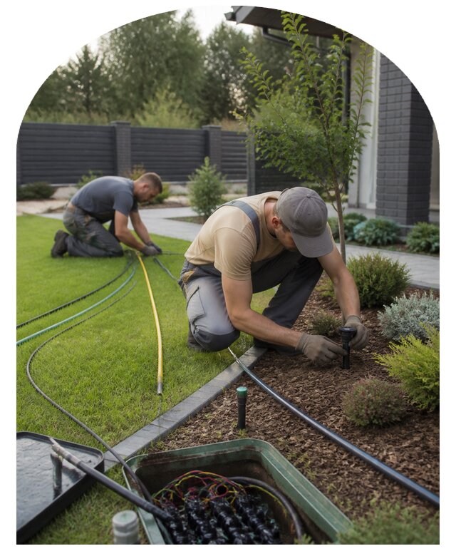 Монтаж системы автополива участка под ключ в Рассказове